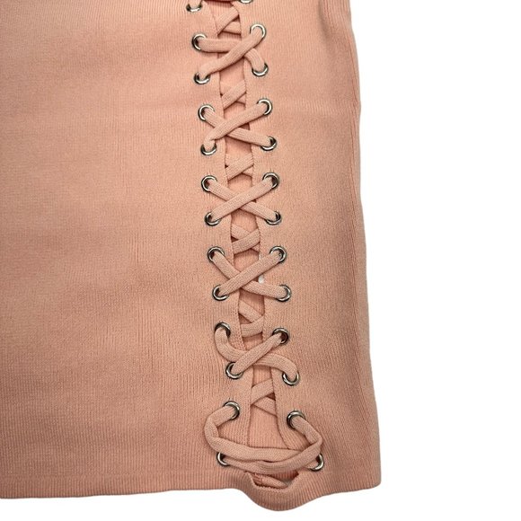 Codigo Crisscross Grommet Bodycon Dress (S) - Picture 5 of 9